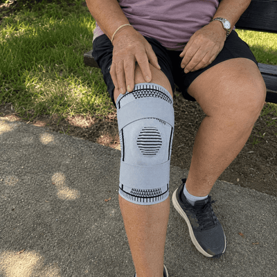 Knee Pads For Sport Knee  Silicone Spring Patella Protector