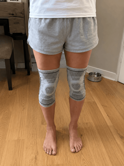 Knee Pads For Sport Knee  Silicone Spring Patella Protector